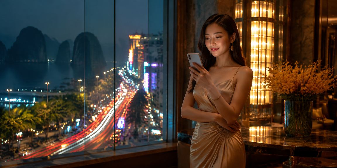 Ứng dụng reno3 trải nghiệm mobile tại Hạ Long